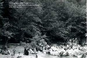 COLO JEUNE FRANCE 1954 bord de l'eau 3
